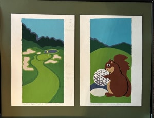 3rd Hole at The Country Club & TCC Squirrel