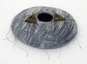 Grey Felt Pot #4