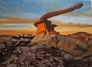 Hoodoo No. 51 Desert Wing, NM Badlands