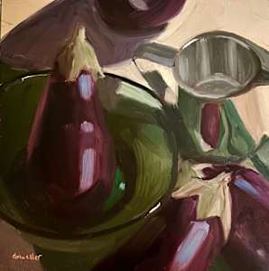 Aubergine Reflection