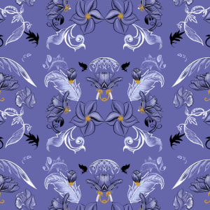 Very Peri Silk Flowers