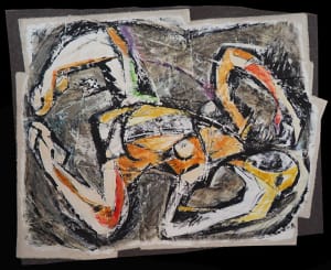 Woman in Thought Reclining