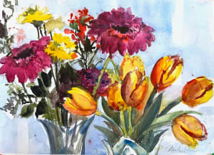 Same Flowers, New Painting