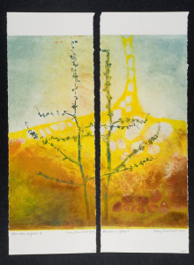 Blue Stem with Yellow A and B