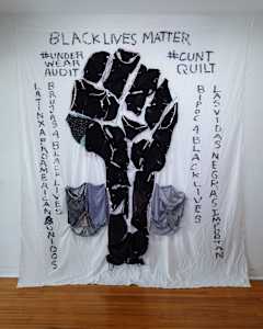 Arpillera Americanx * Cunt Quilt (BLM Power)