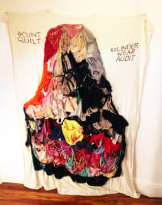 Arpillera Americanx * Cunt Quilt (Liberty Belle)