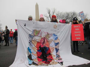 Arpillera Americanx * Cunt Quilt (Inaugural) Cunt Congress
