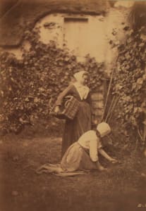 Two Women Gardening   B13