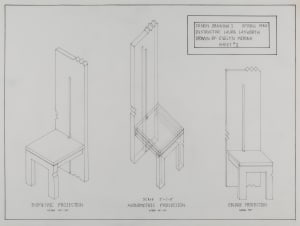 Chair with Tall Back