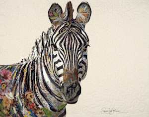 Floral Zebra