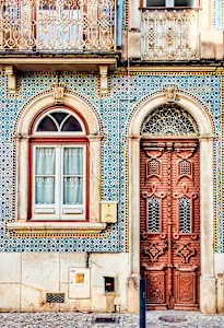 Antique in Old Town Lisbon, Portugal (The Door Series)