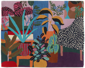 PINK ROOM WITH PLANTS