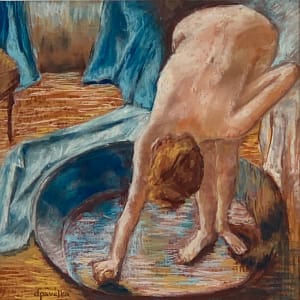 My version of Edgar Degas's  "The Tub"