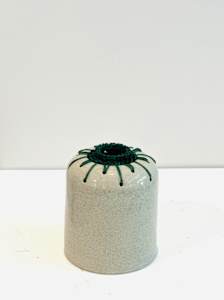 Grey speck stoneware woven series 5