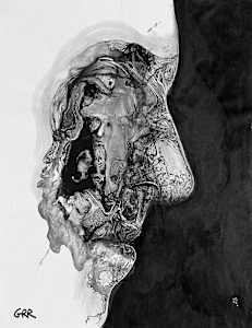 Ink drawing