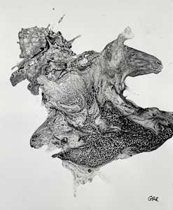 Ink drawing