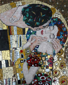 Interpretation of the Kiss by Klimt