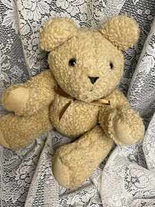 Jointed Curly Fur Bear Large