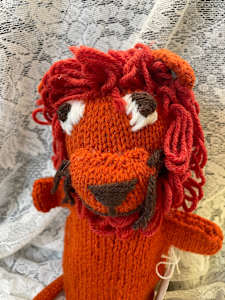 Orange Lion Puppet