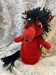 Red Horse Puppet