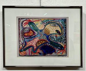 Creature in a Patterned Sea  (Small)