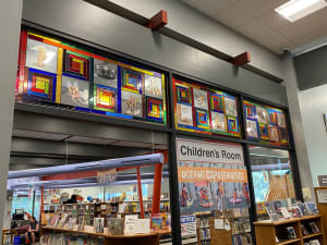 Bemis Public Library Centennial Stained Glass Windows