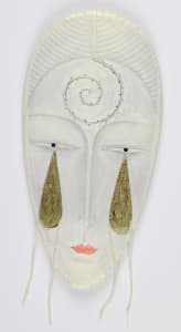 Untitled  ("Buddha" Faces Wall Sculpture Series)