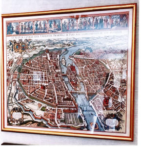 Le plan de la ville, cité,  université, fauxbourgs de Paris...
