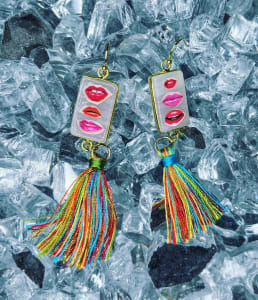 Running Mouths Mini No. 1 (earrings)