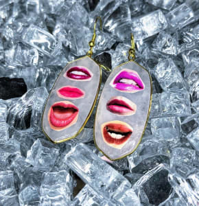 Running Mouths Mini No. 8 (earrings)