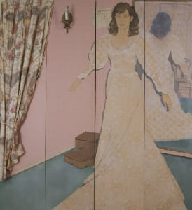 Trying on a Wedding Dress