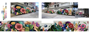 Pearl Fu Plaza Mural (Untitled)