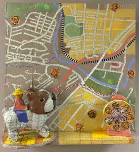 Self-Portrait with Map