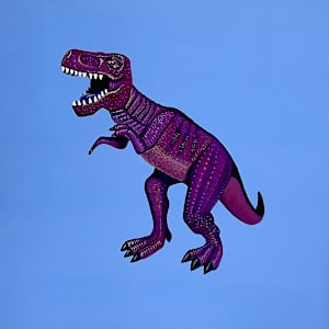Big Rex - Red Violet on Blue Violet