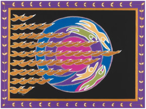 From the Murmurations Series: Murmuring Earth Songs of Migratory Bird People I