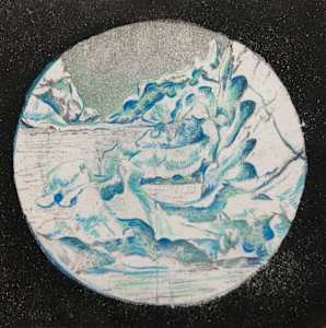 Binocular Shots (hand colored) #6