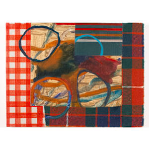 Gingham 9: Red Landscape