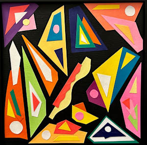 "Stained Glass" Collage No. 18