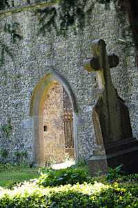 Gravestone at Malahide Castle