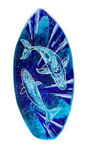 Humpbacks Circling (Side Table)