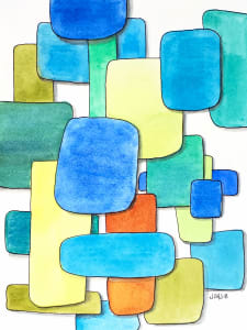 Blue Rectangles 2018