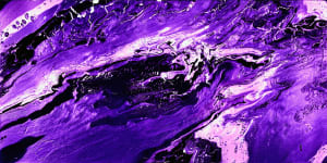 Absolution Purple Quadriptych Reflections