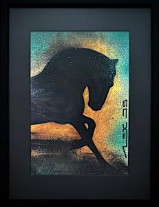 ICONIC ELEGANCE / hand finished mixed media