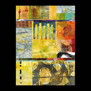 Untitled on canvas framed