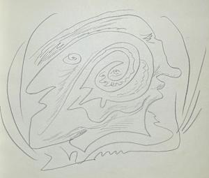 "Side View Doodle Man with Two Eyes" named by CLL