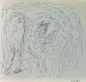 "Man and Beasts Abstraction" named by CLL