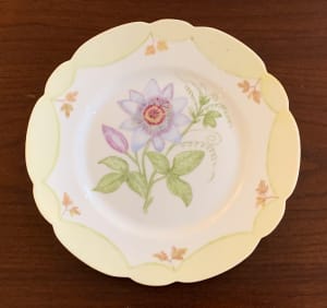 Painted Plate, Floral