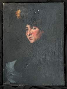 Portrait of Woman in Hat