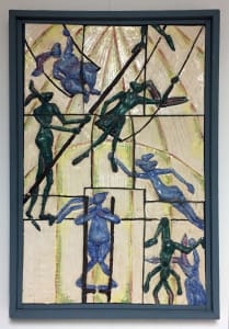 Title unknown (rabbits on trapeze)