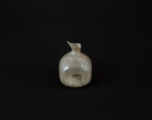 Blown glass bottle